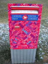 A Canada Post box.